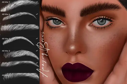 Amazing Brows brush set — Procreate brush