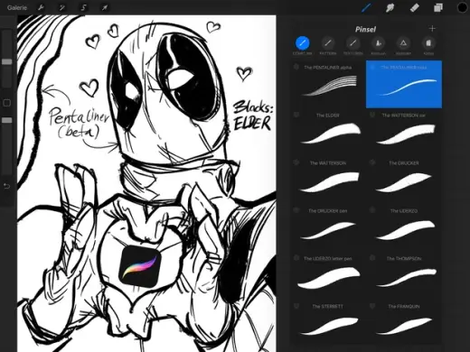 Ink Set – Brush Pack — Procreate brush