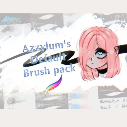 Azzylum’s Brush Set (SAI-like brushes) — Procreate brush
