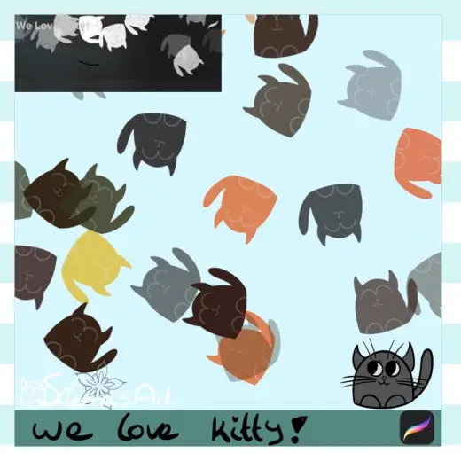 We love Kitty! Brush — Procreate brush