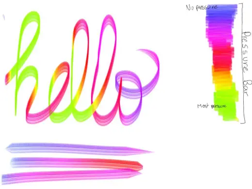 Random Calligraphy Brush!! (Free) — Procreate brush