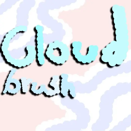FREE Cloud Brush — Procreate brush
