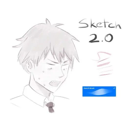 Free Sketch Brush 2.0 ! — Procreate brush