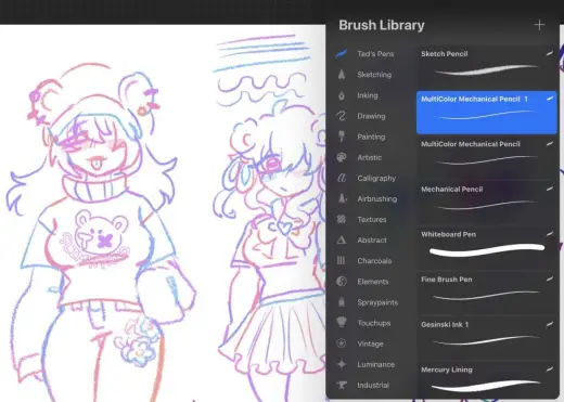 MultiColor Brush! — Procreate brush