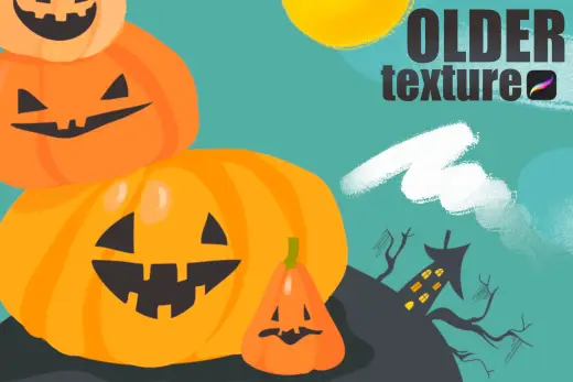 Older Texture BRUSH free — Procreate brush