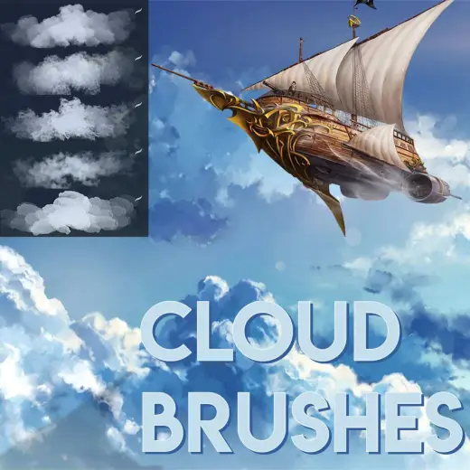 Free Cloud brushes — Procreate brush