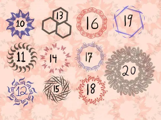 Second Frame Set — Procreate brush