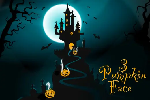 3 Pumpkin Face FREE procreate brush — Procreate brush
