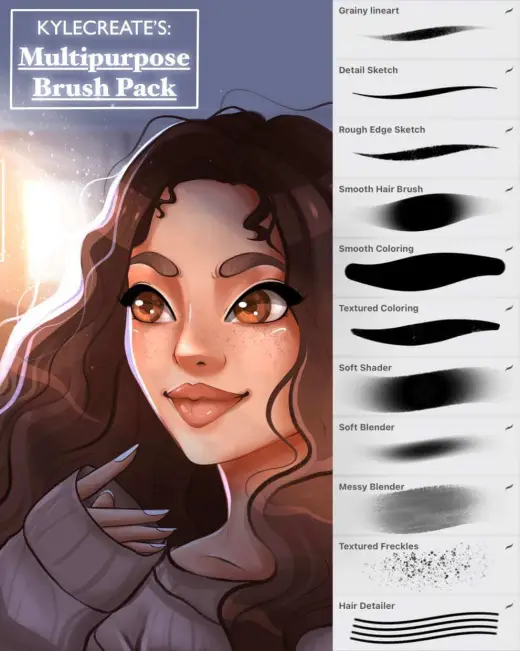 Free Multipurpose Brush Pack! — Procreate brush