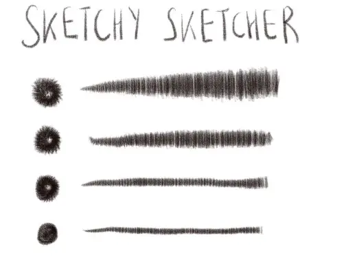 The Sketchy Sketcher — Procreate brush