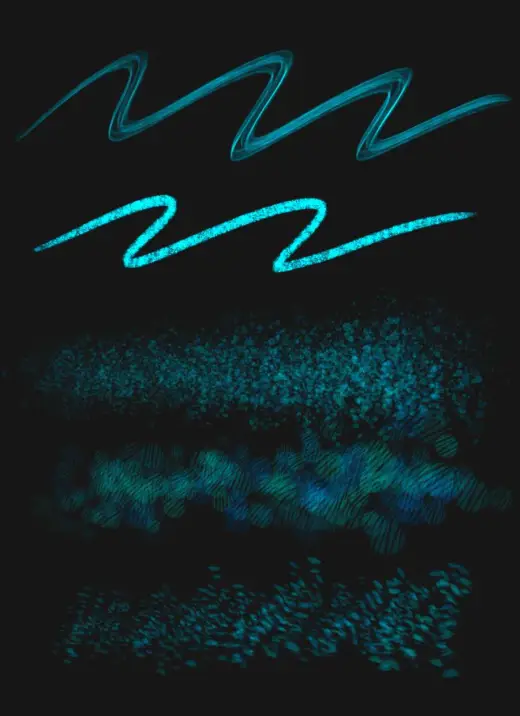 Glowing – Illuminated Brushes — Procreate brush