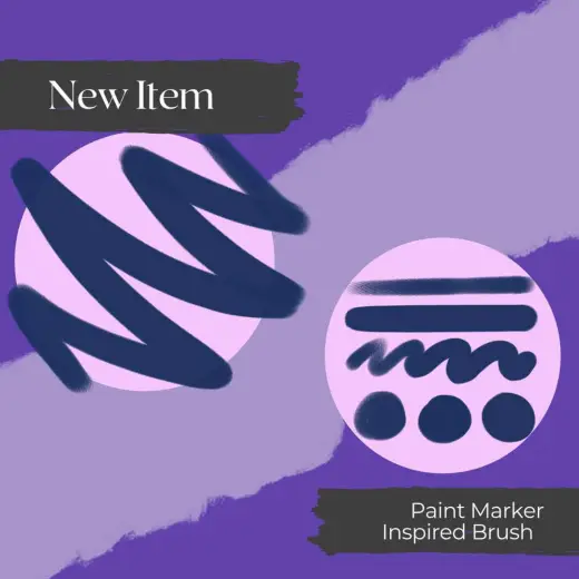 Paint Marker for Procreate — Procreate brush