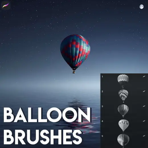 Balloon Brushes (Free) — Procreate brush