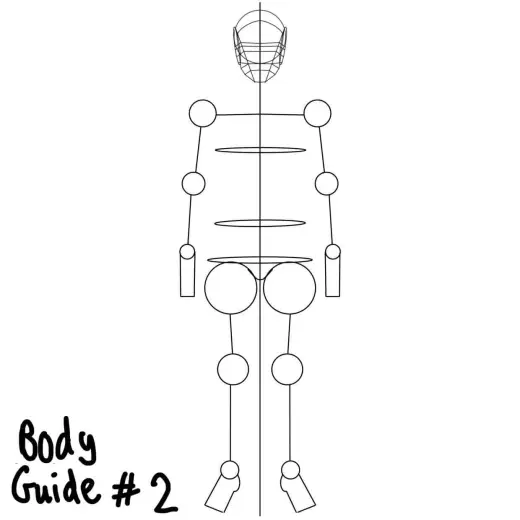 FREE body and face guides — Procreate brush