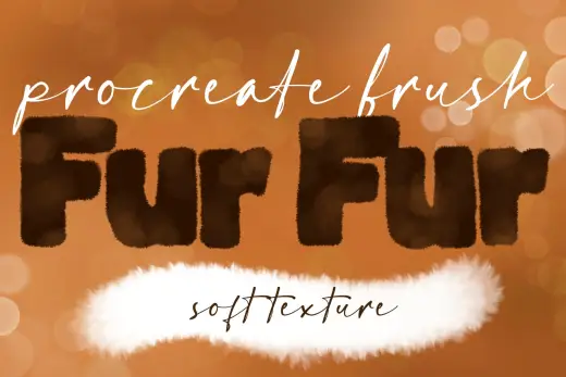 FUR FUR procreate brush FREE — Procreate brush