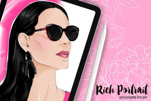 Rich Portrait procreate brush FREE — Procreate brush