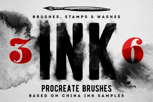 [Paid] Procreate Ink brushes , set of 36 — Procreate brush