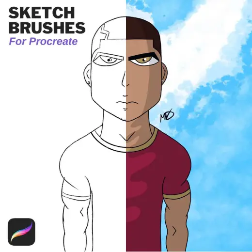 FREE Sketch Brush for Procreate — Procreate brush