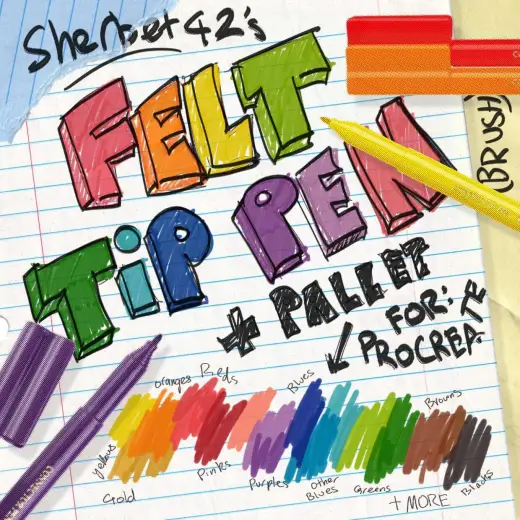 free Felt tip marker brush — Procreate brush