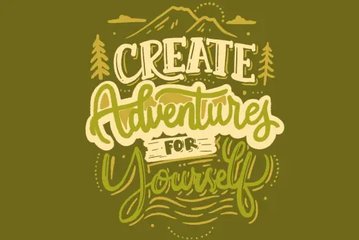 Wood lettering procreate FREE brush — Procreate brush