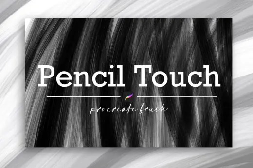 PENCIL TOUCH procreate brush FREE — Procreate brush