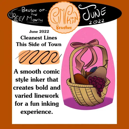 June Freebie! — Procreate brush