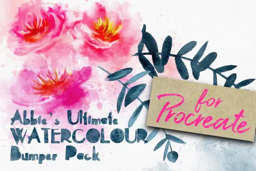 [Paid] Procreate Watercolour Bumper Pack — Procreate brush