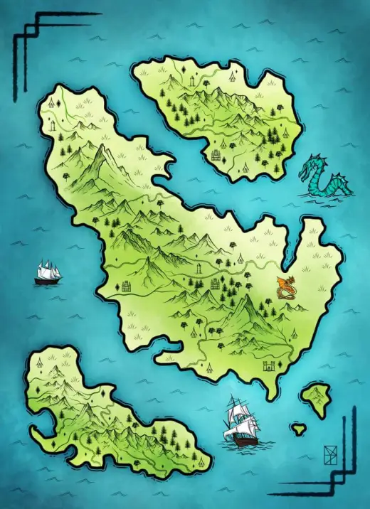 Cartography Brushes for Map Making — Procreate brush