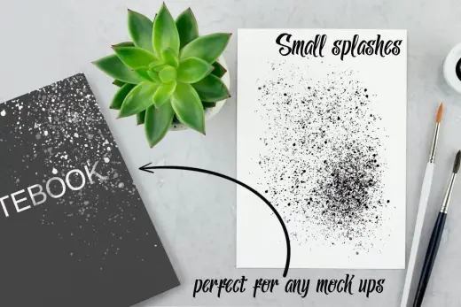 Small Splashes procreate brush FREE — Procreate brush