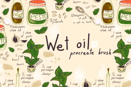 Wet Oil Brush — Procreate brush
