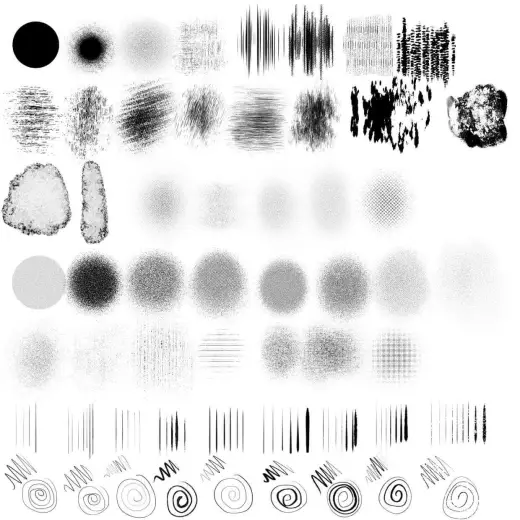Manga Tone & Ink Set — Procreate brush
