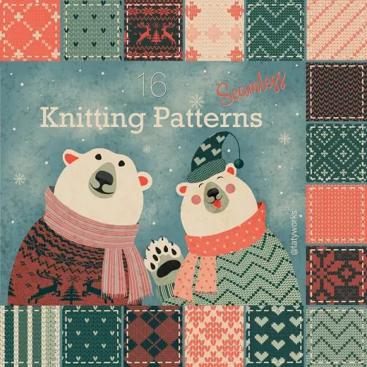 Knitting patterns — Procreate brush