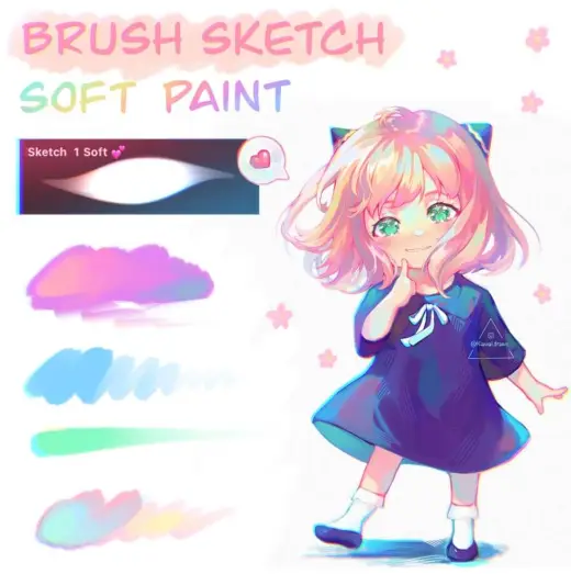 Sketch Brush (Soft Paint) — Procreate brush