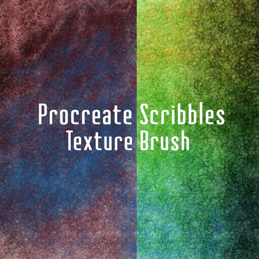 Scribbles brush — Procreate brush