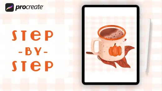 Pumpkin Coffee — Procreate brush