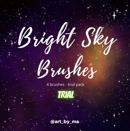 Bright Sky Brush Pack for Procreate — Procreate brush
