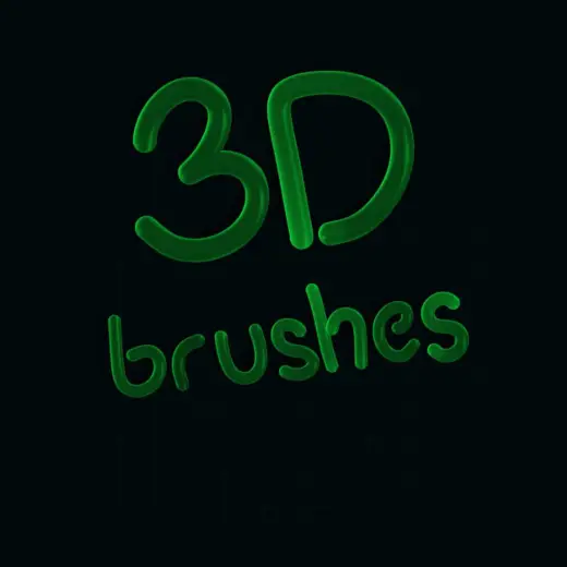 3D Brushes for Procreate — Procreate brush