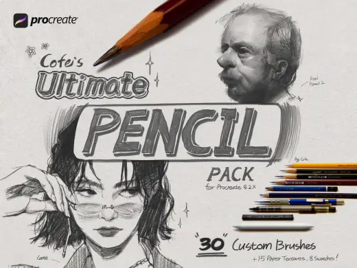 COFE’s Ultimate Pencil Pack — Procreate brush