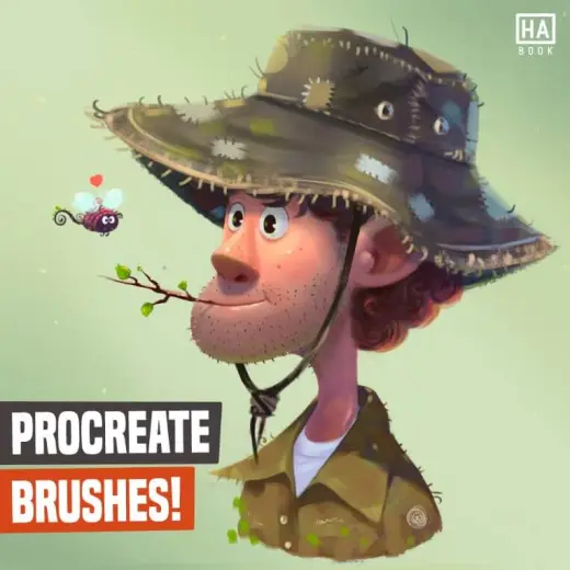 HABOOK Paint Brushes for Procreate — Procreate brush