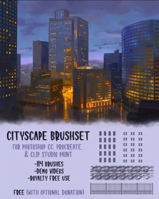 City Brushset — Procreate brush