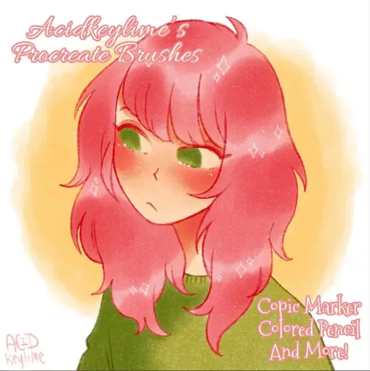 AcidKeyLime’s Mini Procreate Brush Pack — Procreate brush