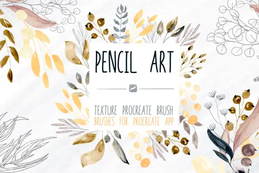 Pencil Art free brushes for Procreate — Procreate brush