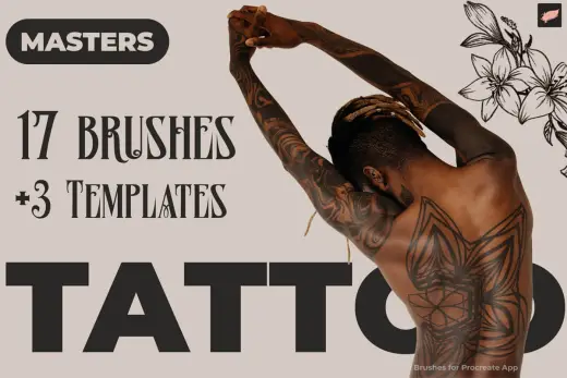 [Paid – Best] Tattoo Masters — Procreate brush