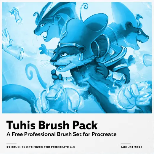 Tuhis Brush Pack for Procreate 4.3 — Procreate brush