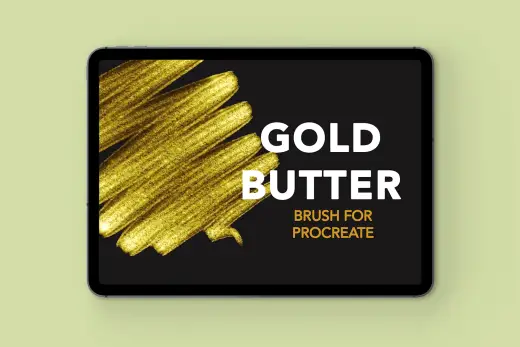 Procreate Brush – Gold Butter — Procreate brush
