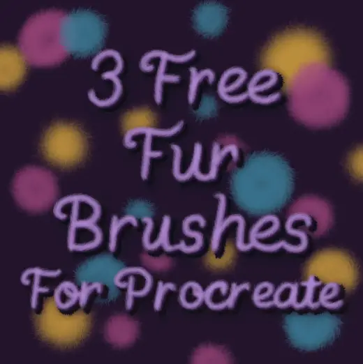 3 free fur brushes for procreate — Procreate brush