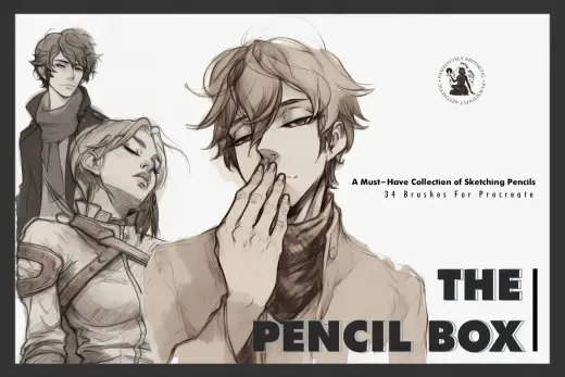 A Must Have – Realistic Pencil Brushes For Procreate, Sketching, Digital Art Brushes — Procreate brush