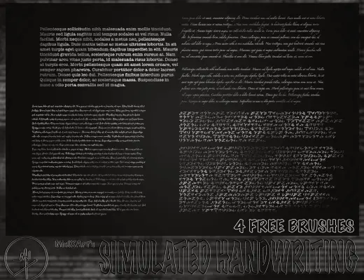 MelXArt’s Simulated Handwriting — Procreate brush