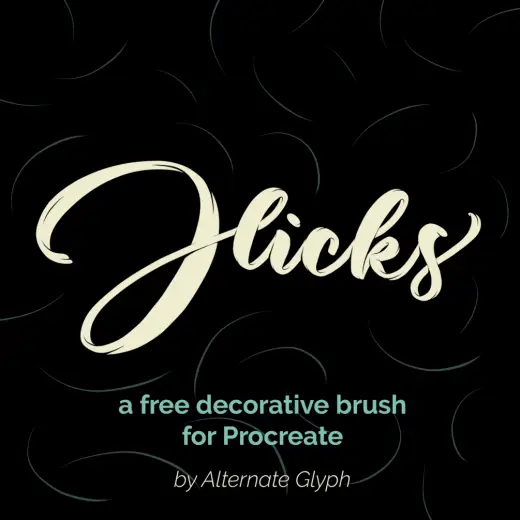 Flick brushes — Procreate brush