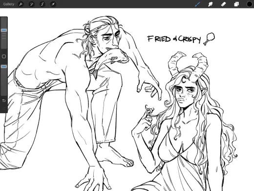 Fried and Crispy — Procreate brush